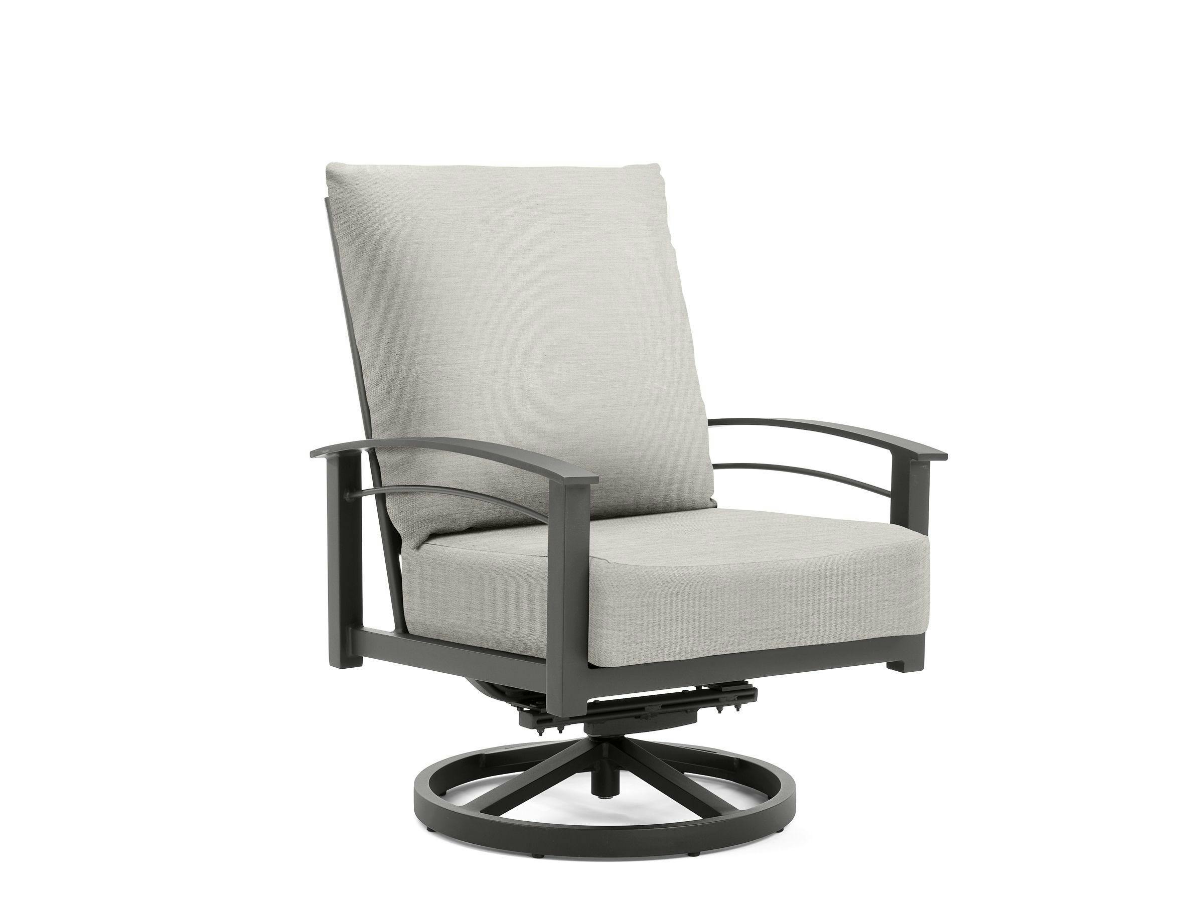 Stanford Cushion High Back Swivel Rocker Lounge Chair 